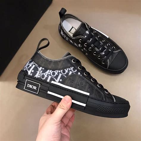 dior b23 low black|christian dior sneakers low top.